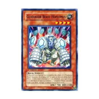 CCG Гладиатор-зверь Гопломус (Обычный), Yu-Gi-Oh - Gladiator's Assault - Singles