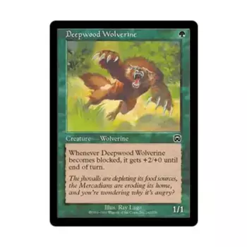 CCG Глубоководная росомаха (К), MTG - Mercadian Masques