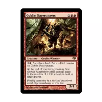 CCG Гоблинские бегуны-рейзеры (клавиша R) (фольга), MTG - Conflux