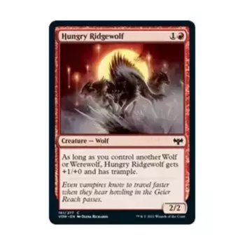 CCG Голодный Риджвульф (К), MTG - Innistrad: Crimson Vow