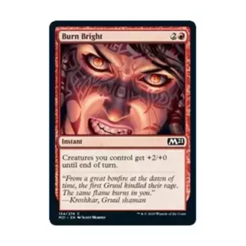 CCG Гори ярко (С), MTG - Core Set 2021