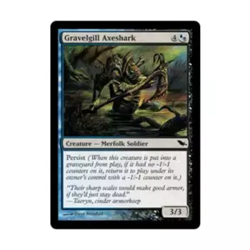 CCG Гравийжаберная топорная акула (C) (фольга), MTG - Shadowmoor