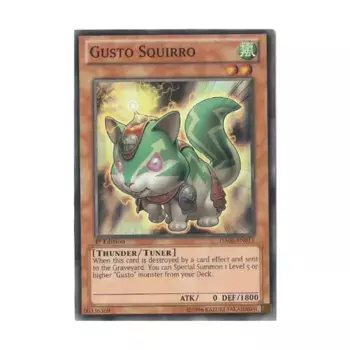 CCG Густо Сквирро (Супер Редкий), Yu-Gi-Oh - Hidden Arsenal 6 - Singles