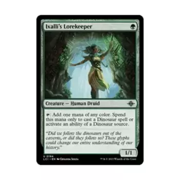 CCG Хранительница знаний Иксалли (U), MTG - The Lost Caverns of Ixalan