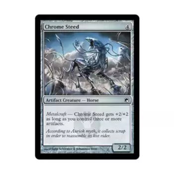 CCG Хромированный конь (C) (фольга), MTG - Scars of Mirrodin