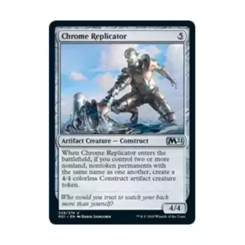 CCG Хромовый репликатор (U), MTG - Core Set 2021