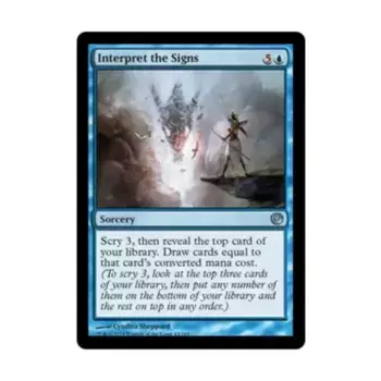 CCG Интерпретируйте знаки (U), MTG - Journey into Nyx