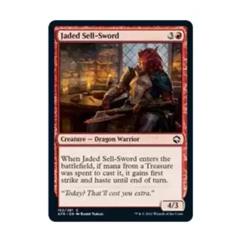 CCG Измученный меч-наёмник (клавиша C), MTG - Adventures in the Forgotten Realms