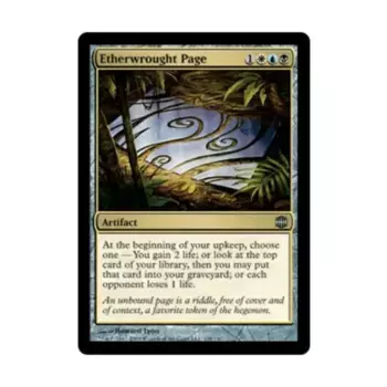 CCG Эфирная страница (U), MTG - Alara Reborn