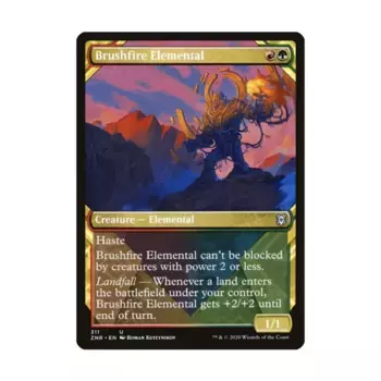 CCG Элементаль кустарникового огня (Витрина) (U), MTG - Zendikar Rising