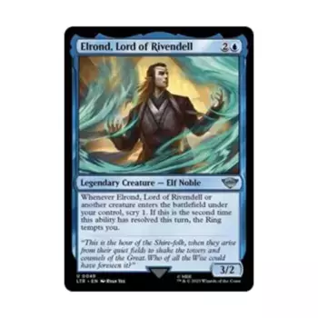 CCG Элронд, лорд Ривенделла (U), MTG - Universes Beyond: Lord of the Rings