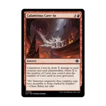 CCG Катастрофическое обрушение (U), MTG - The Lost Caverns of Ixalan