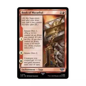 CCG Книга Мазарбула (U), MTG - Universes Beyond: Lord of the Rings