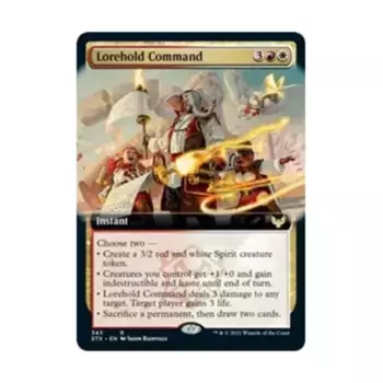 CCG Командование Лорхолда (расширенное искусство) ( клавиша R), MTG - Strixhaven - School of Mages