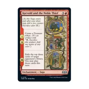 CCG Корволд и благородный вор (U), MTG - Wilds of Eldraine