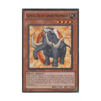 CCG Кристальный зверь Янтарный мамонт (Обычный), Yu-Gi-Oh - Legendary Collection 2 - Singles