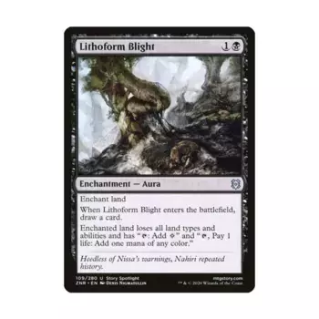 CCG Литоформная порча (U), MTG - Zendikar Rising