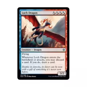 CCG Лох-Дракон (U), MTG - Throne of Eldraine