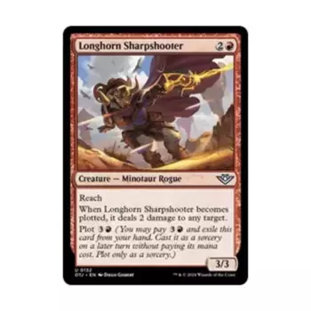 CCG Лонгхорнский снайпер (U), MTG - Outlaws of Thunder Junction