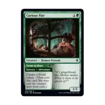 CCG Любопытная парочка // Угощение, которым можно поделиться (С) (Фольга), MTG - Throne of Eldraine