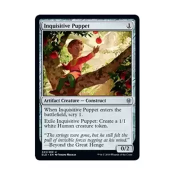 CCG Любознательная марионетка (U), MTG - Throne of Eldraine