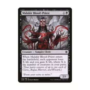 CCG Малакир Кровавый Жрец (клавиша C), MTG - Zendikar Rising
