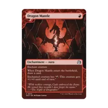 CCG Мантия Дракона (U), MTG - Wilds of Eldraine: Enchanting Tales