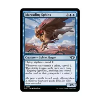 CCG Мародерствующий Сфинкс (U), MTG - Outlaws of Thunder Junction