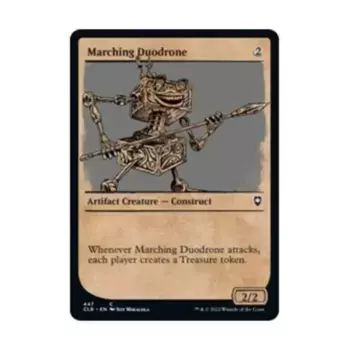 CCG Марширующий дуодрон (Витрина) (С) (Фольга), MTG - Commander Legends - Battle for Baldur's Gate