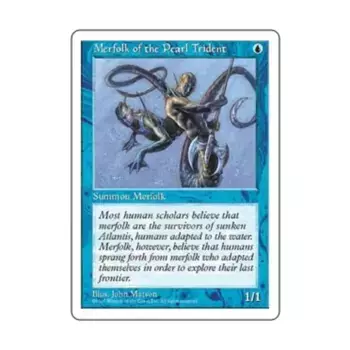 CCG Мерфолк Жемчужного Трезубца (клавиша C), MTG - 5th Edition