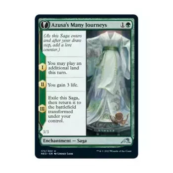 CCG Множество путешествий Азусы (U), MTG - Kamigawa : Neon Dynasty