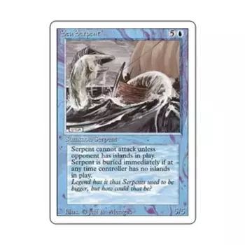 CCG Морской Змей (С), MTG - 3rd Edition (Revised)
