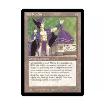 CCG Мраморный священник (итальянский) (U), MTG - Foreign - Legends (Italian)