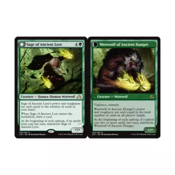 CCG Мудрец древних знаний // Оборотень древнего голода (клавиша R), MTG - Shadows Over Innistrad