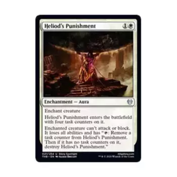 CCG Наказание Гелиода (U), MTG - Theros Beyond Death