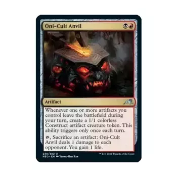 CCG Наковальня Они-Культа (U), MTG - Kamigawa : Neon Dynasty