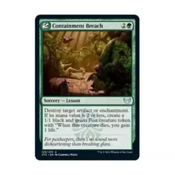 CCG Нарушение условий содержания (U), MTG - Strixhaven - School of Mages