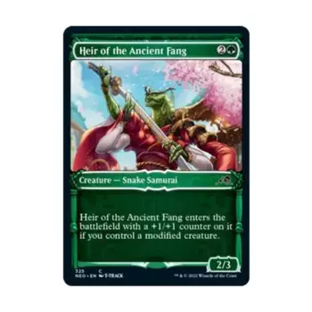 CCG Наследник Древнего Клыка (Витрина) (С) (Фольга), MTG - Kamigawa : Neon Dynasty