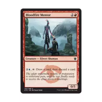 CCG Наставник Кровавого Огня (C) (Фольга), MTG - Khans of Tarkir