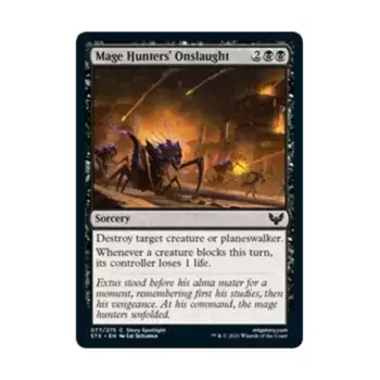 CCG Натиск охотников на магов (С) (фольга), MTG - Strixhaven - School of Mages