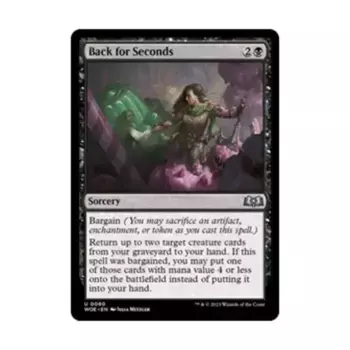 CCG Назад на несколько секунд (U), MTG - Wilds of Eldraine