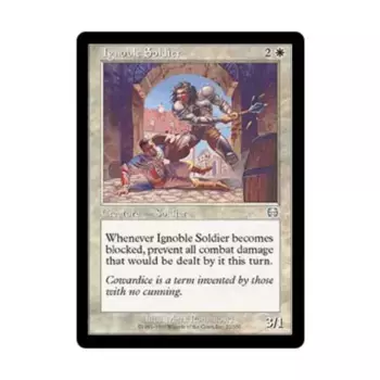 CCG Неблагородный солдат (U), MTG - Mercadian Masques