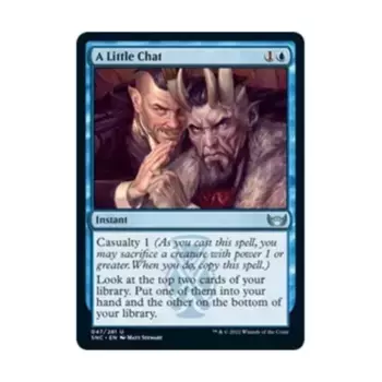 CCG Небольшой разговор (U), MTG - Streets of New Capenna