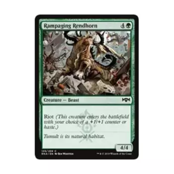 CCG Неистовый Рендхорн (клавиша C), MTG - Ravnica Allegiance