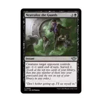 CCG Нейтрализуйте стражу (U), MTG - Outlaws of Thunder Junction