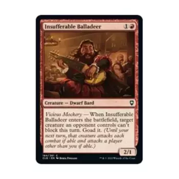 CCG Невыносимый балладист (C) (Рольга), MTG - Commander Legends - Battle for Baldur's Gate