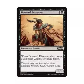 CCG Обреченный несогласный (К), MTG - Core Set 2019