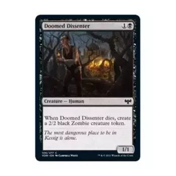 CCG Обреченный несогласный (К), MTG - Innistrad: Crimson Vow