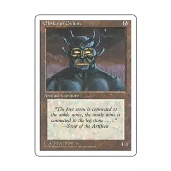 CCG Обсианус Голем (U), MTG - 4th Edition