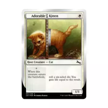 CCG Очаровательный котёнок (С), MTG - Unstable
